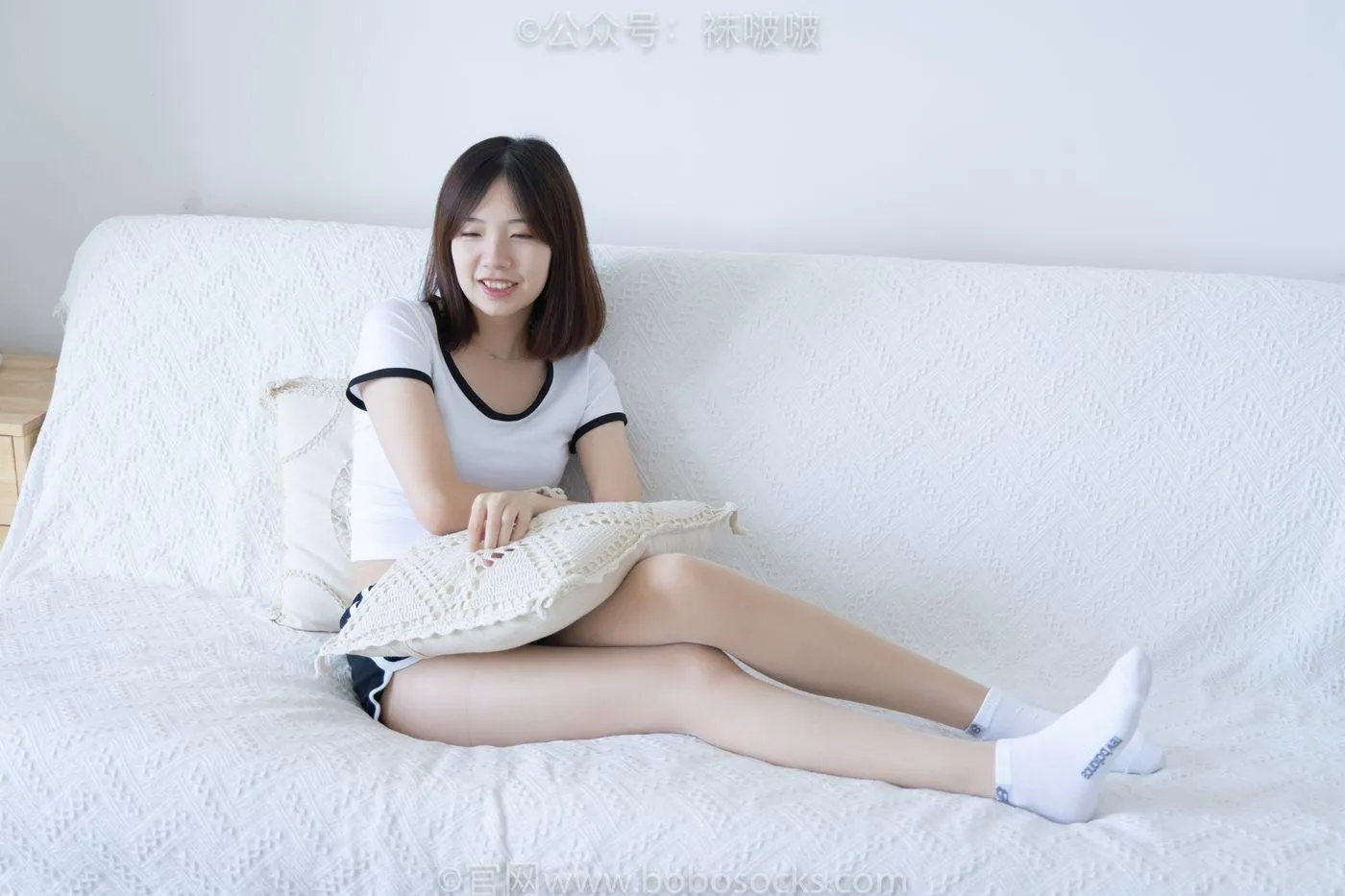 [BoBoSocks袜啵啵]NO.026 小甜豆-体操服、空军一号、白棉袜、肉丝 [149P]插图6
